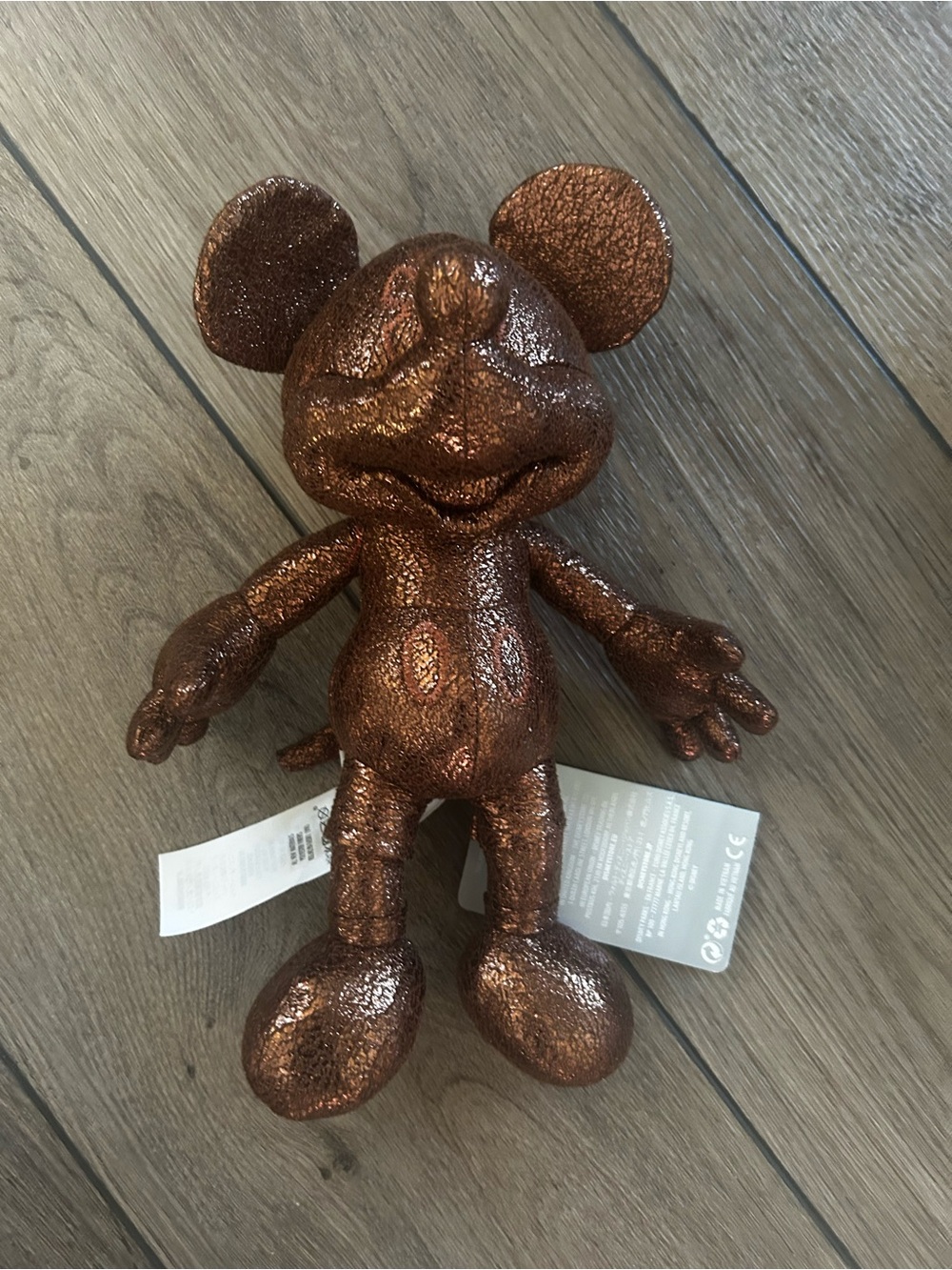 Disney Copper Glitter Mickey Mouse Plush